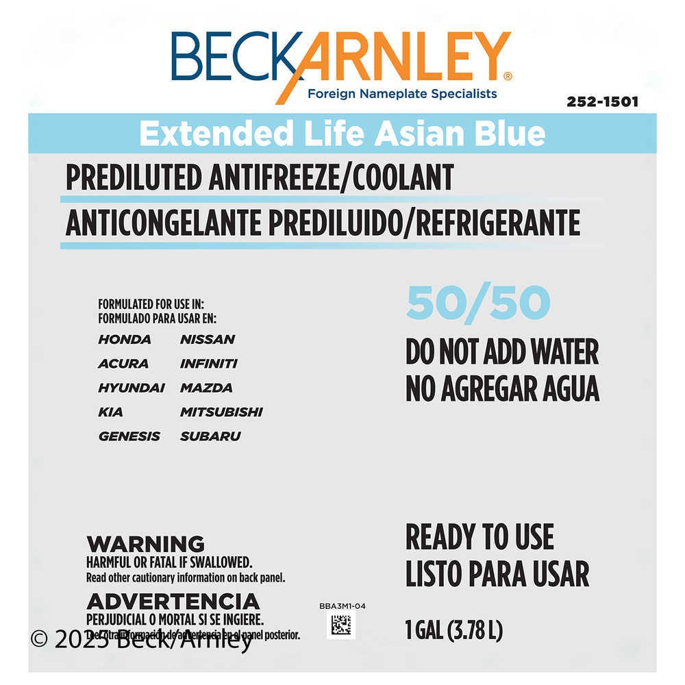 Anti-Freeze  Beck/Arnley  252-1501