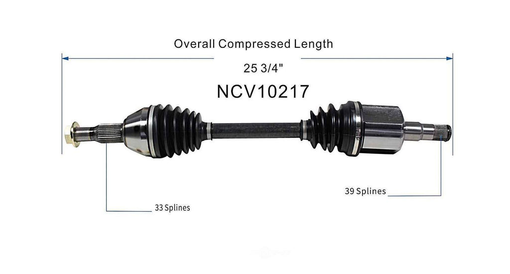 Right New CV Complete Assy   GSP North America   NCV10217