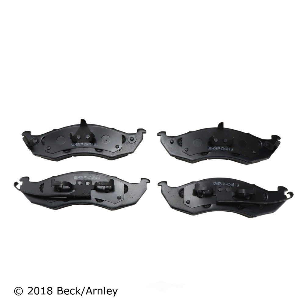 Frt OE Brake Pads  Beck/Arnley  089-1472