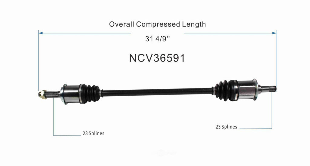 Right New CV Complete Assy   GSP North America   NCV36591