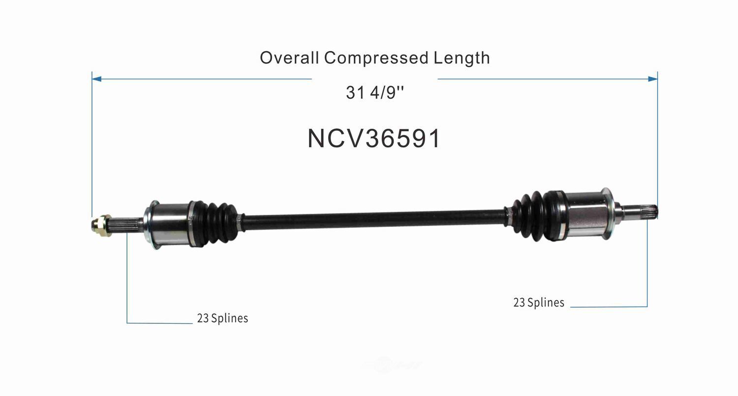 Right New CV Complete Assy   GSP North America   NCV36591