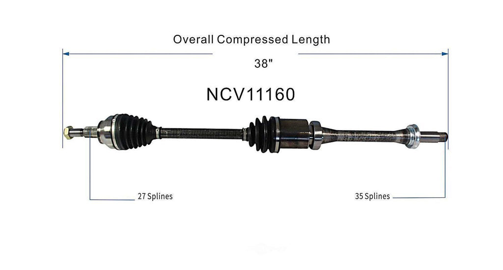 Right New CV Complete Assy   GSP North America   NCV11160