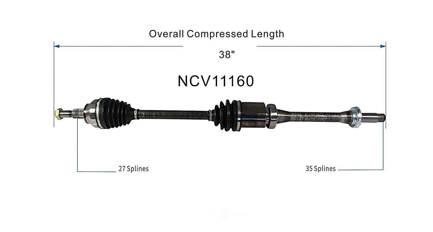 Right New CV Complete Assy   GSP North America   NCV11160