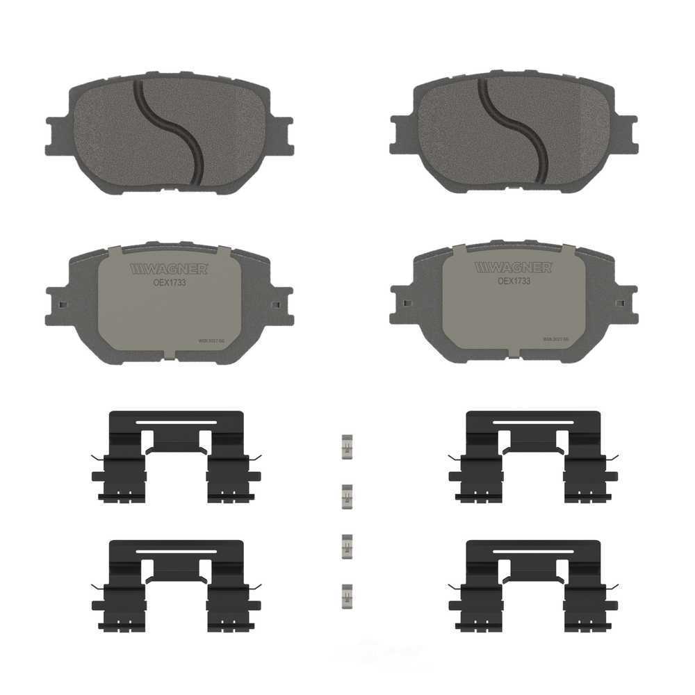 Frt Premium Ceramic Brake Pads  Wagner  OEX1733