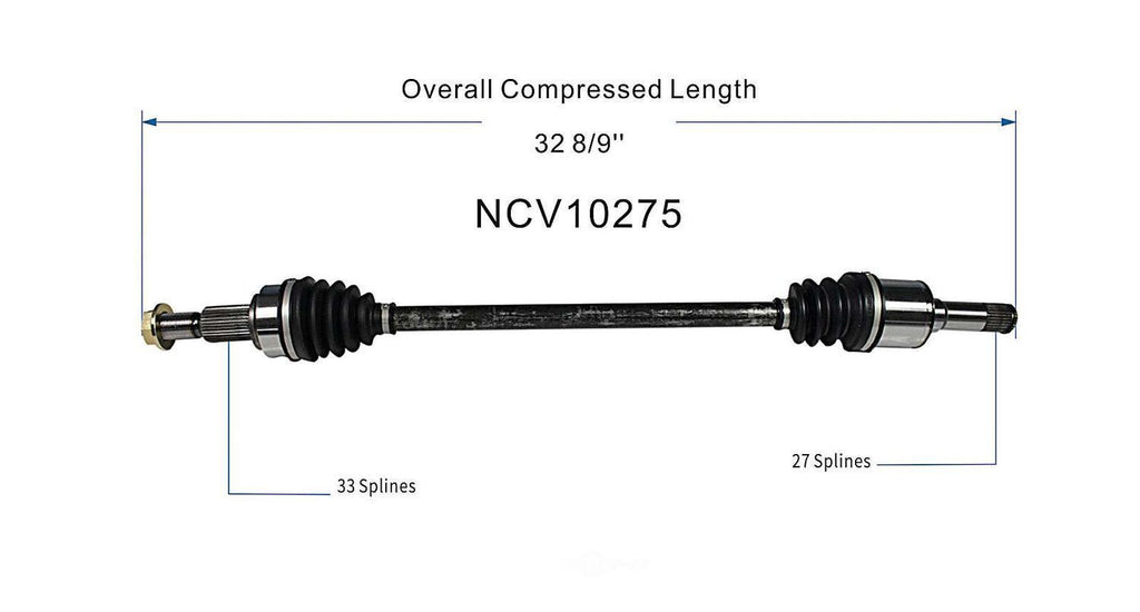 Right New CV Complete Assy   GSP North America   NCV10275