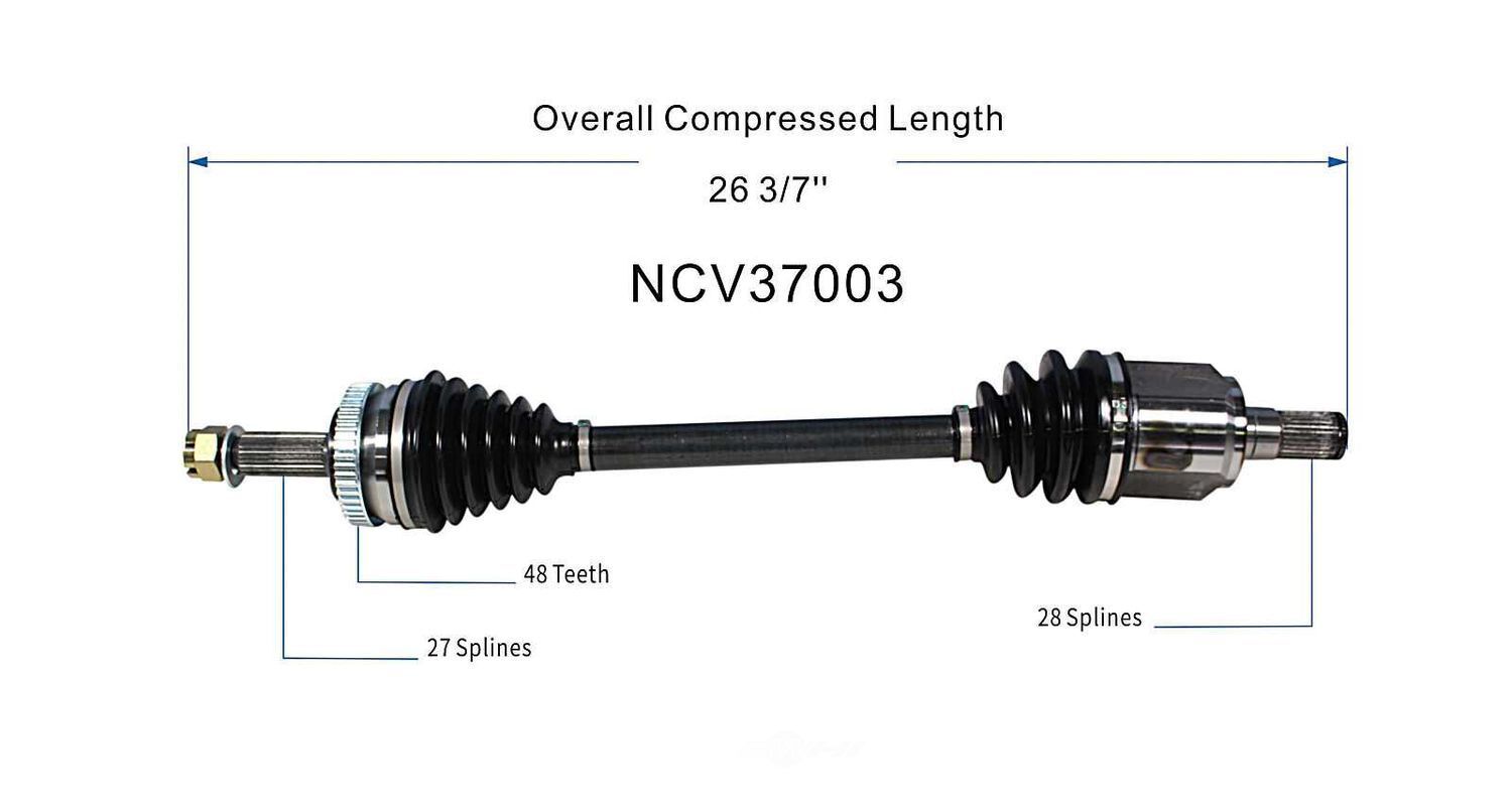 Left New CV Complete Assy   GSP North America   NCV37003