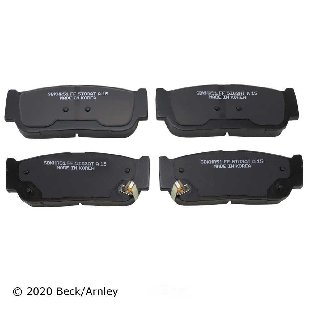 Rr OE Brake Pads  Beck/Arnley  089-1725
