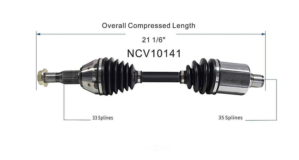 Left New CV Complete Assy   GSP North America   NCV10141