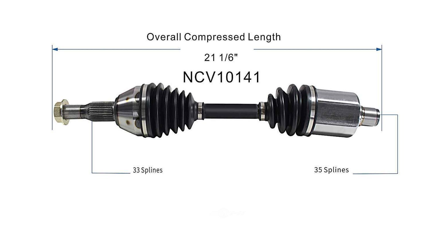 Left New CV Complete Assy   GSP North America   NCV10141