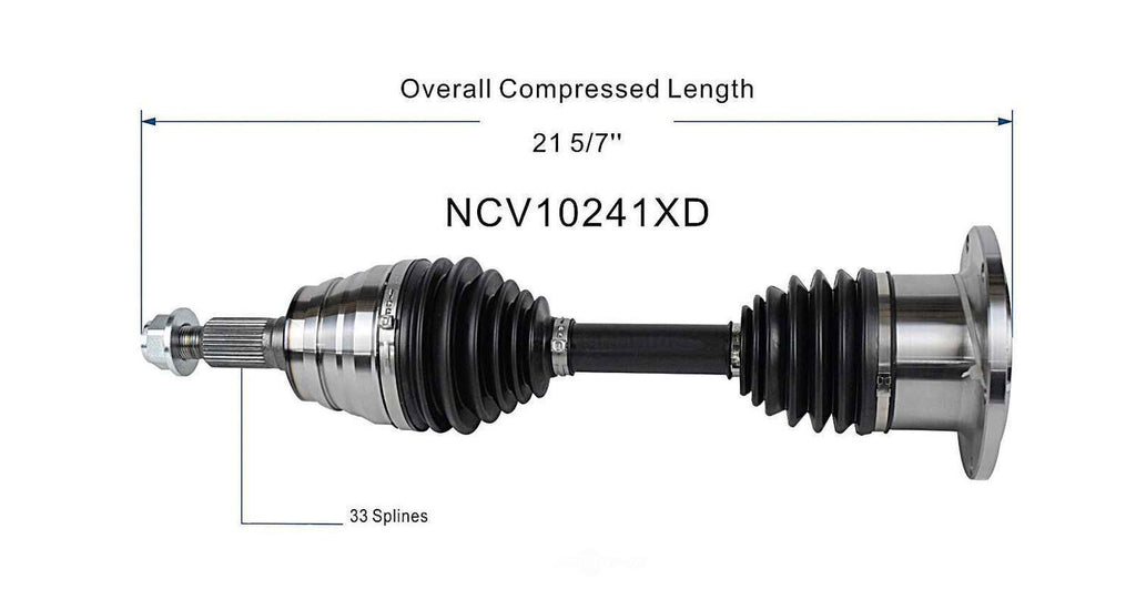 Axle Shaft Assy- CV Shaft   GSP North America   NCV10241XD