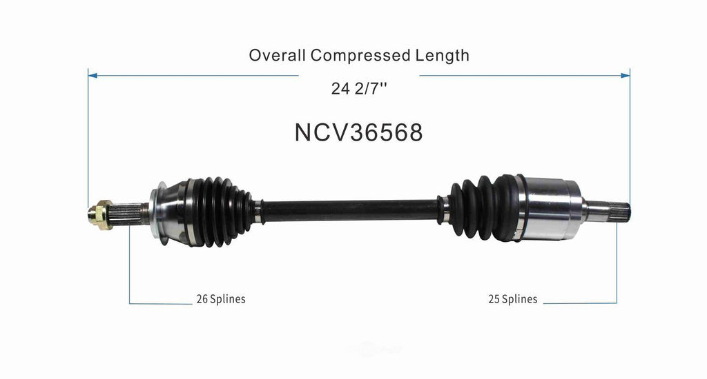 Left New CV Complete Assy   GSP North America   NCV36568