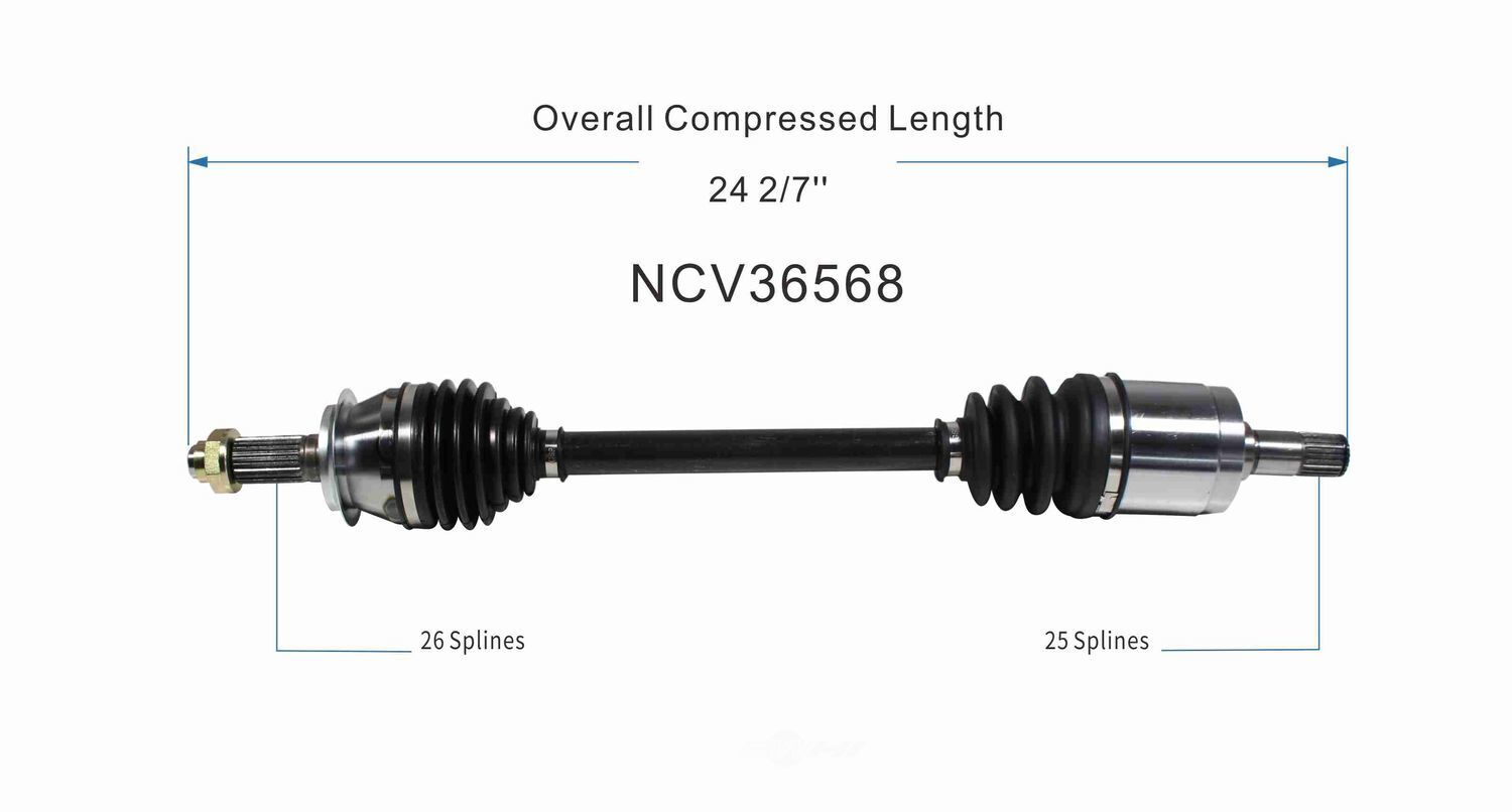 Left New CV Complete Assy   GSP North America   NCV36568