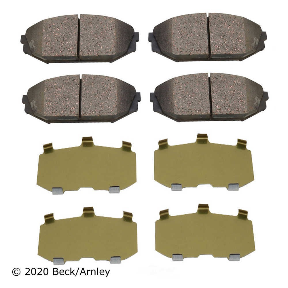 Frt OE Brake Pads  Beck/Arnley  089-1605