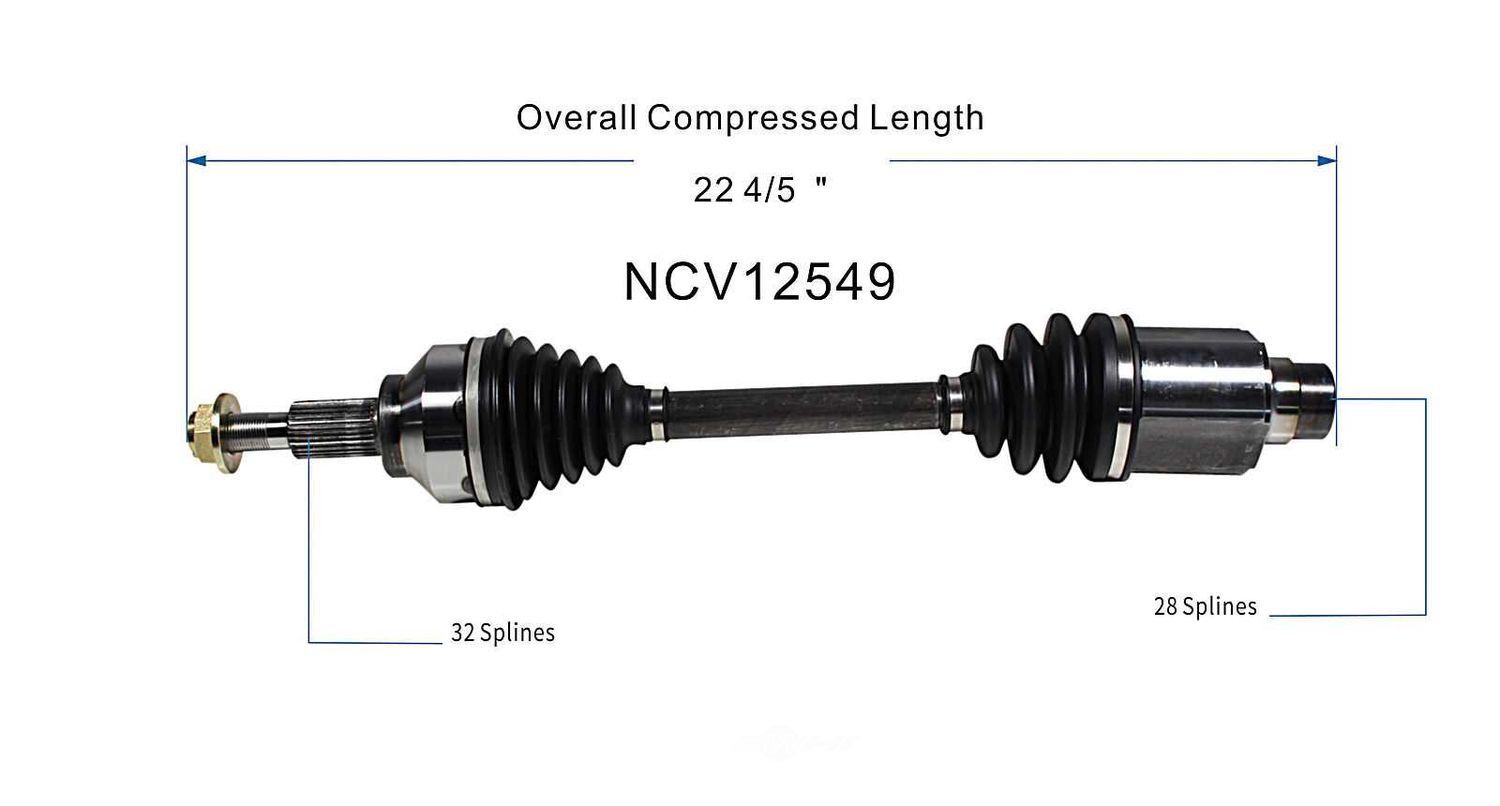 Right New CV Complete Assy   GSP North America   NCV12549