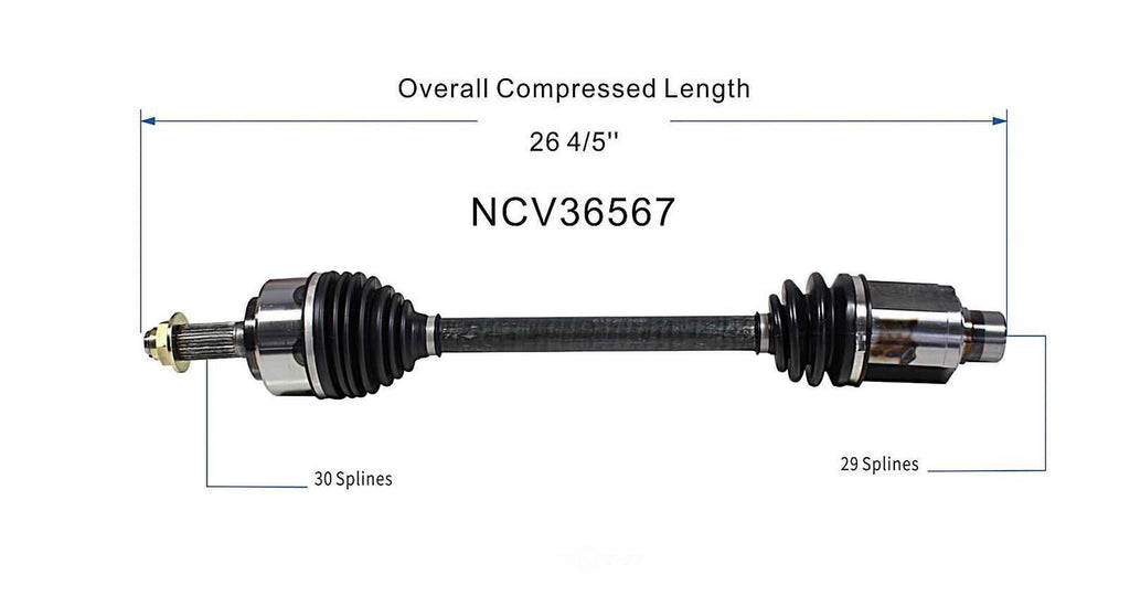 Right New CV Complete Assy   GSP North America   NCV36567