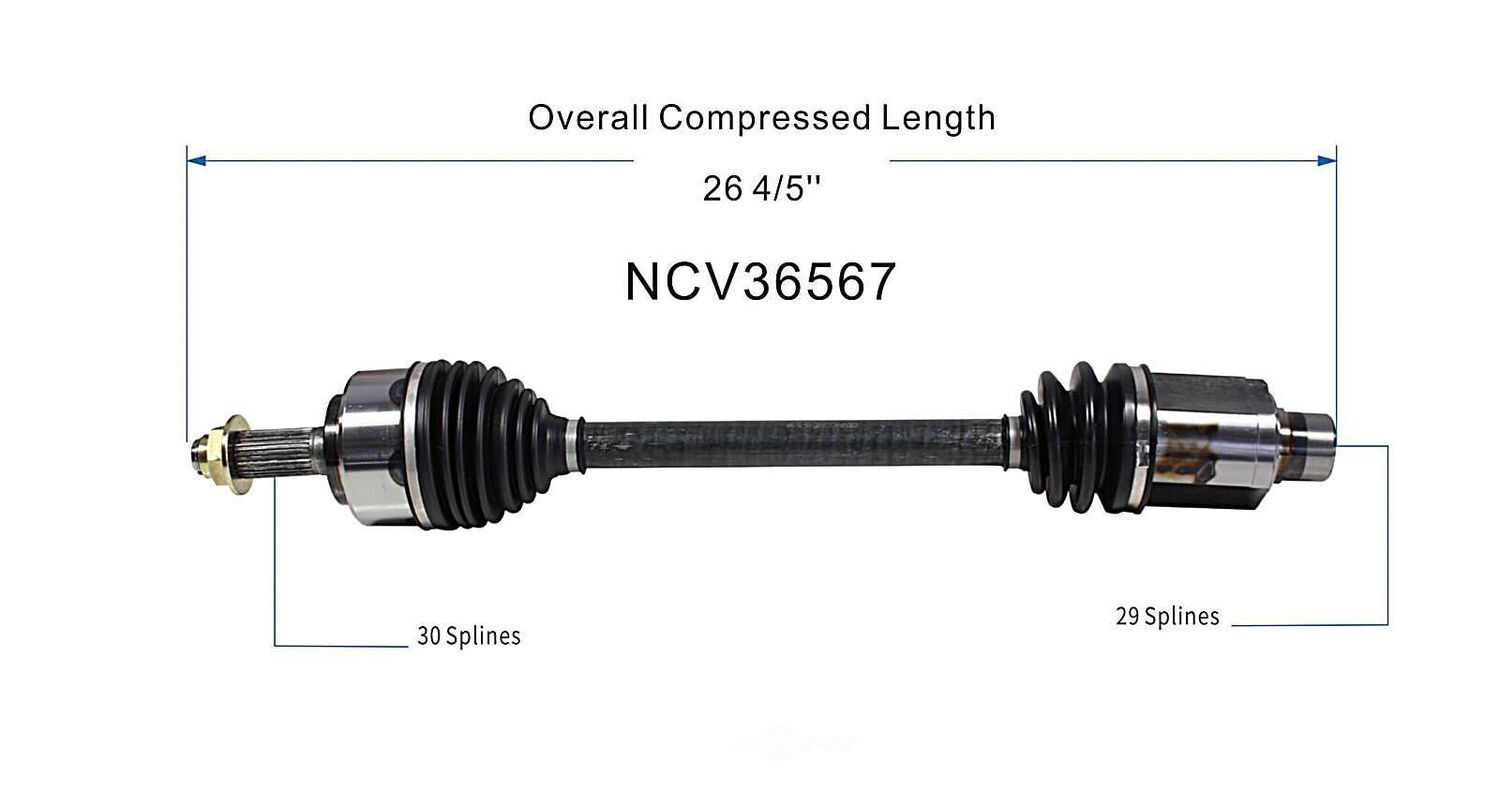 Right New CV Complete Assy   GSP North America   NCV36567