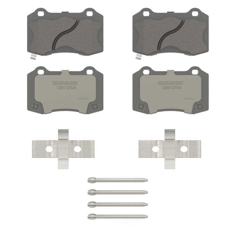 Rr Premium Ceramic Brake Pads  Wagner  OEX1270A
