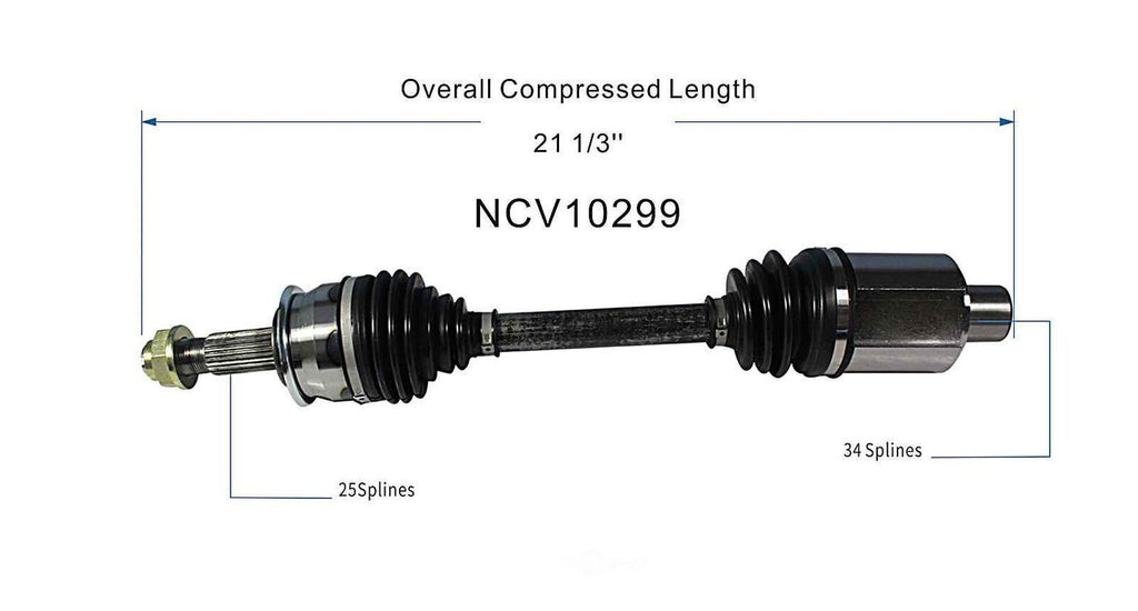 Right New CV Complete Assy   GSP North America   NCV10299