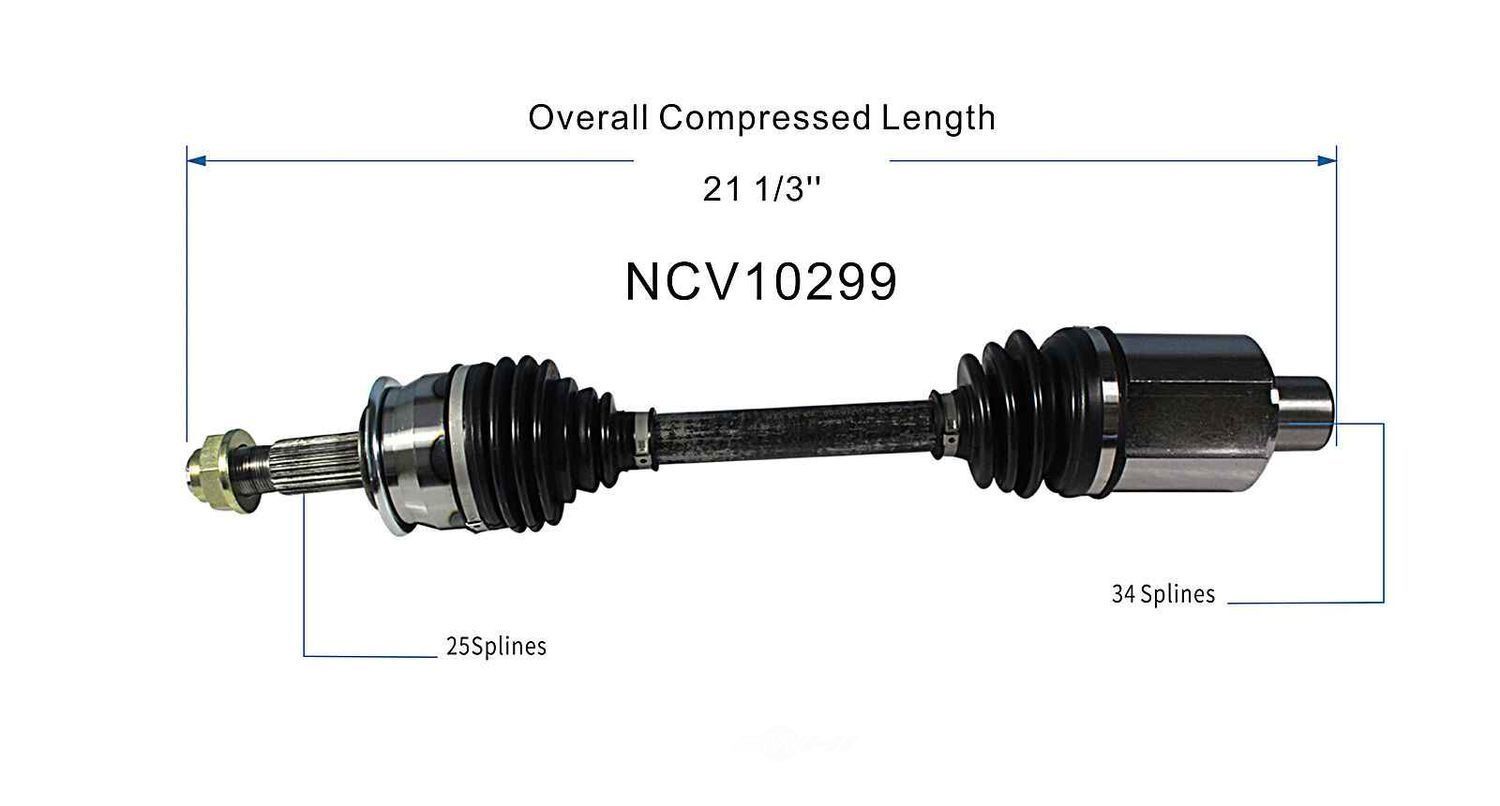 Right New CV Complete Assy   GSP North America   NCV10299