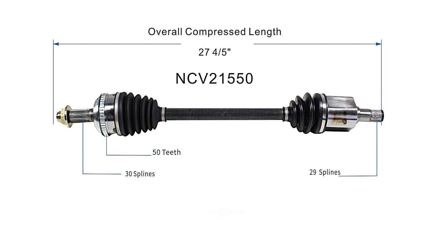 Left New CV Complete Assy   GSP North America   NCV21550