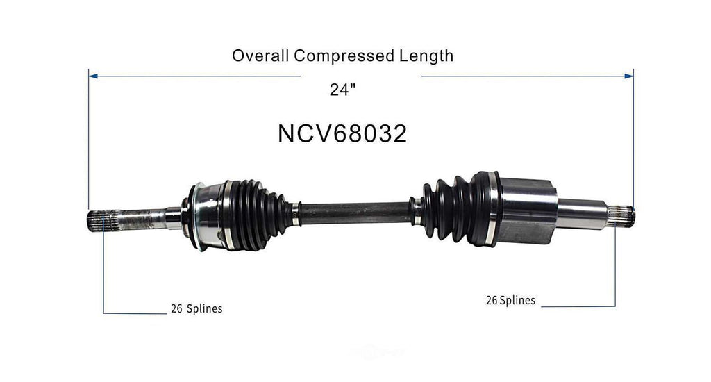 Right New CV Complete Assy   GSP North America   NCV68032