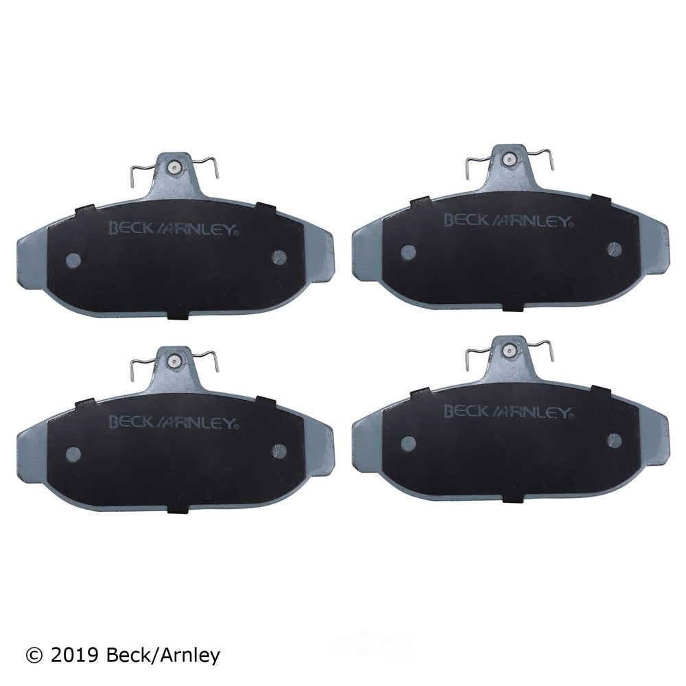 Frt Prem Brake Pads  Beck/Arnley  085-1259