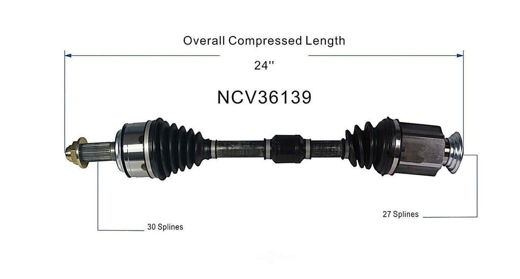 Right New CV Complete Assy   GSP North America   NCV36139