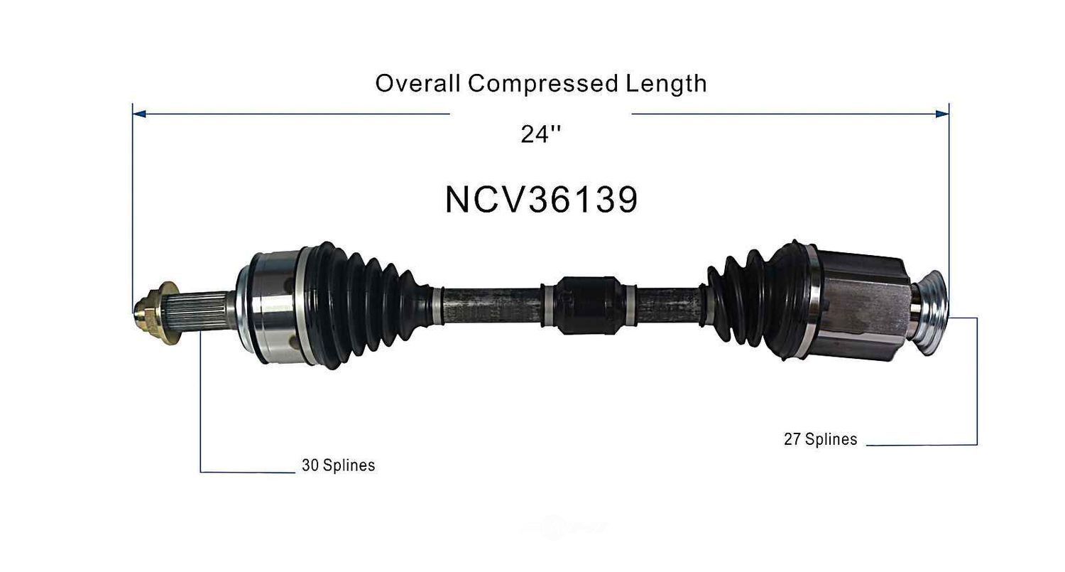 Right New CV Complete Assy   GSP North America   NCV36139