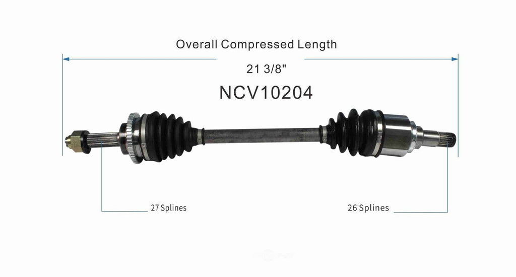 Right New CV Complete Assy   GSP North America   NCV10204