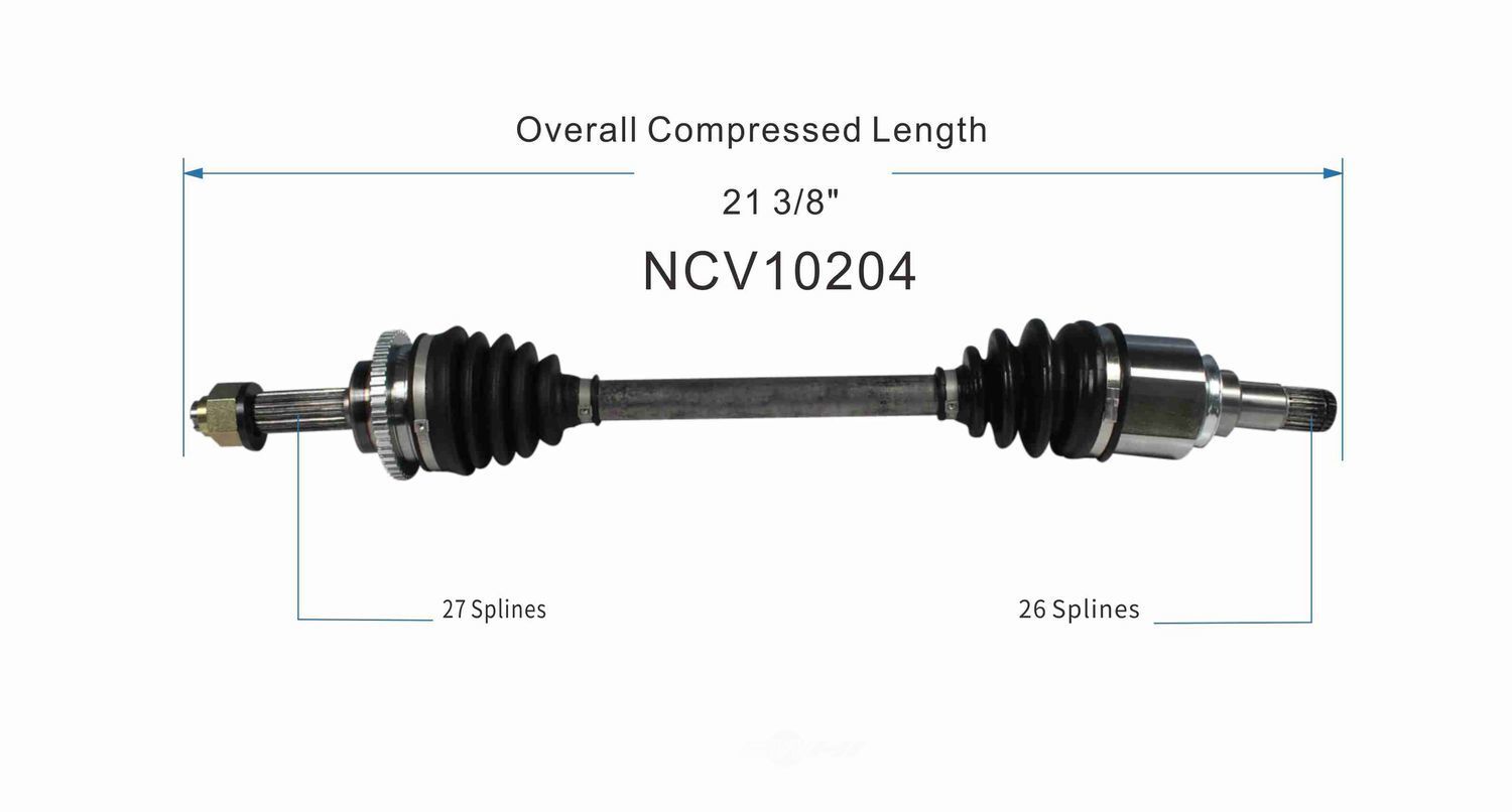Right New CV Complete Assy   GSP North America   NCV10204