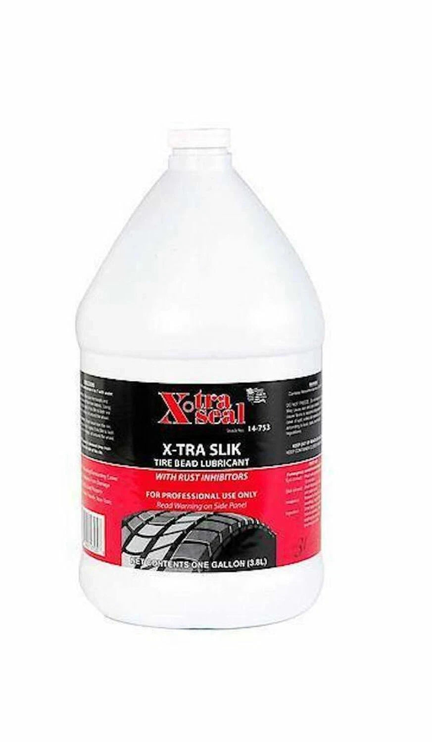 X-tra Seal 1 Gallon Tire Mounting or Demounting Lubricant +  Cotton Mounting Brush