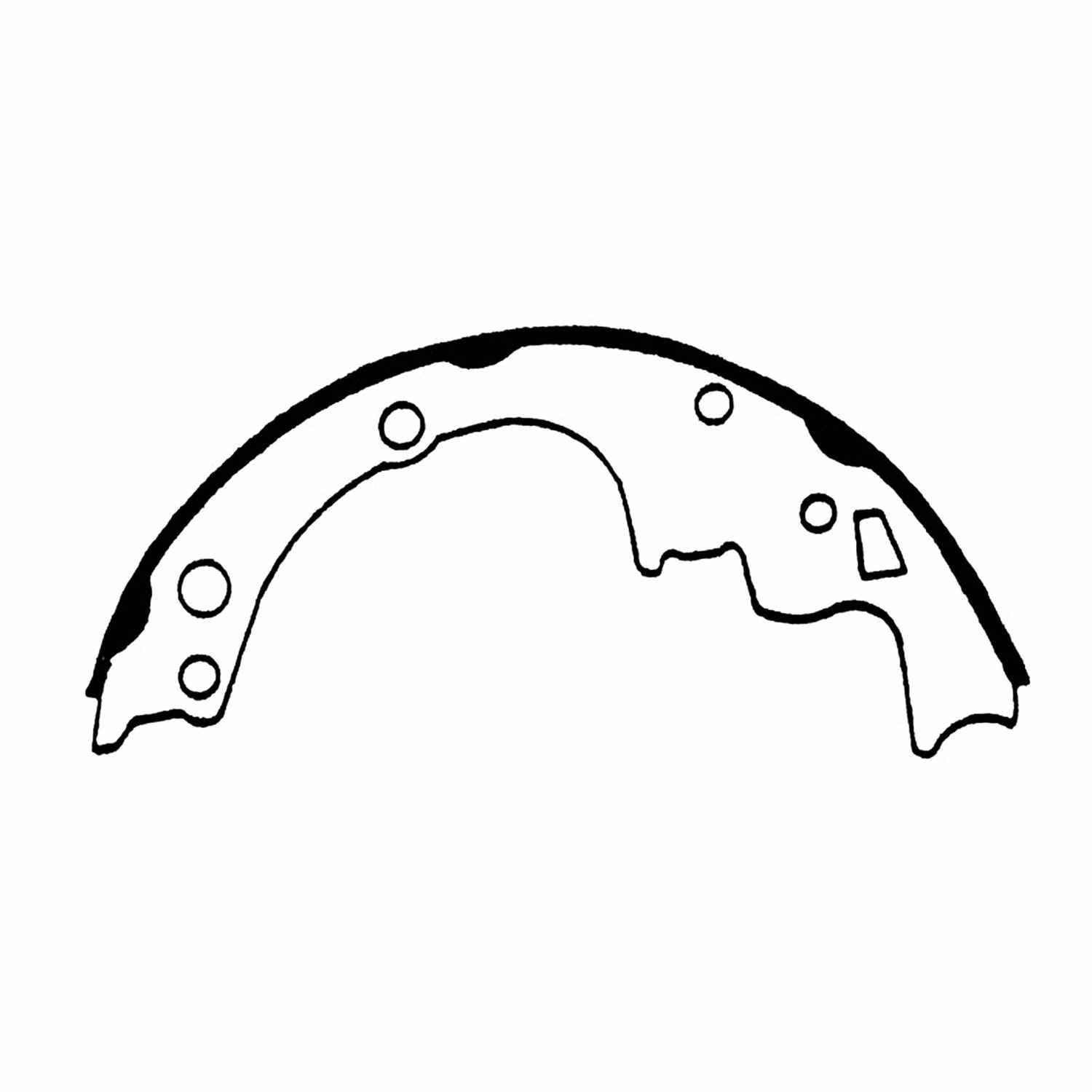 Rr Premium Brake Shoes  Centric Parts  111.05140