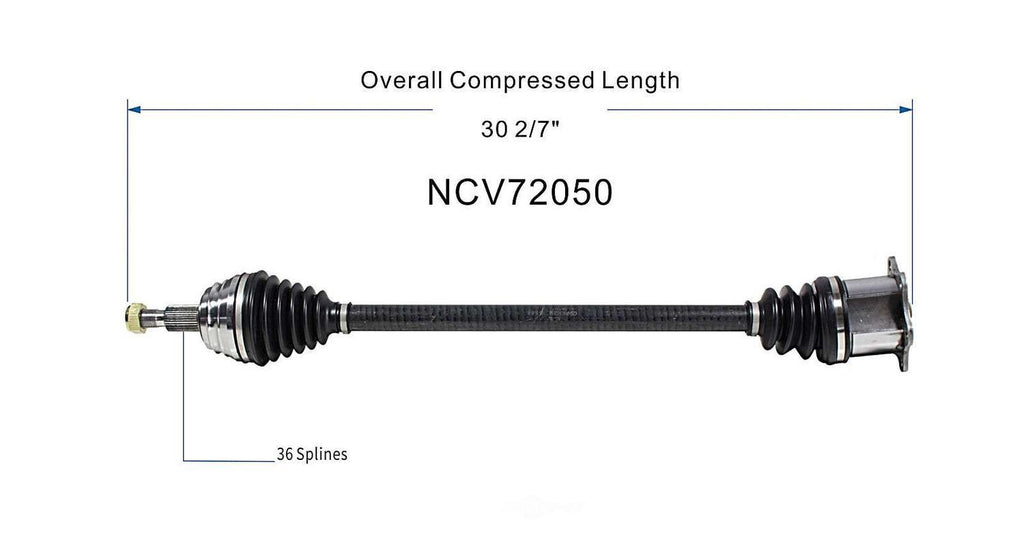 Right New CV Complete Assy   GSP North America   NCV72050