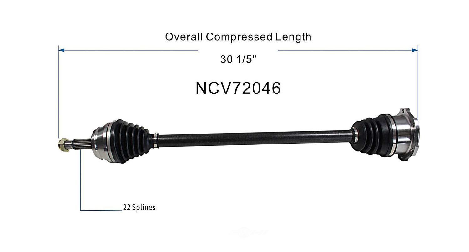 Right New CV Complete Assy   GSP North America   NCV72046