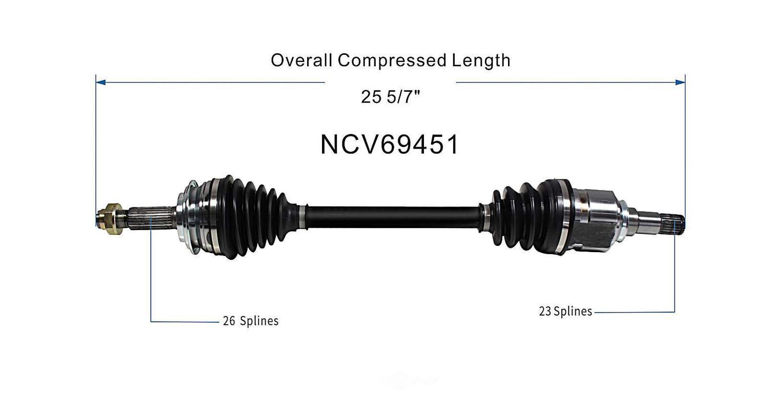 Left New CV Complete Assy   GSP North America   NCV69451
