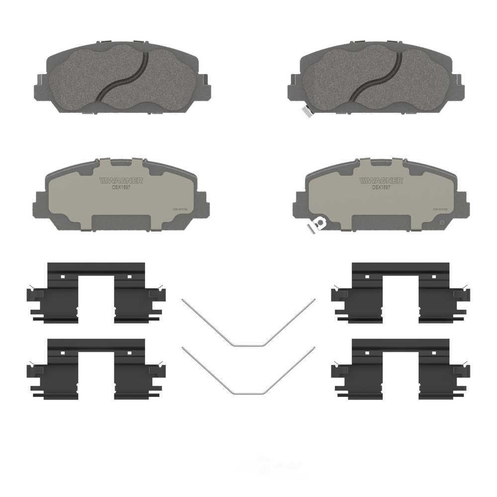 Frt Premium Ceramic Brake Pads  Wagner  OEX1697