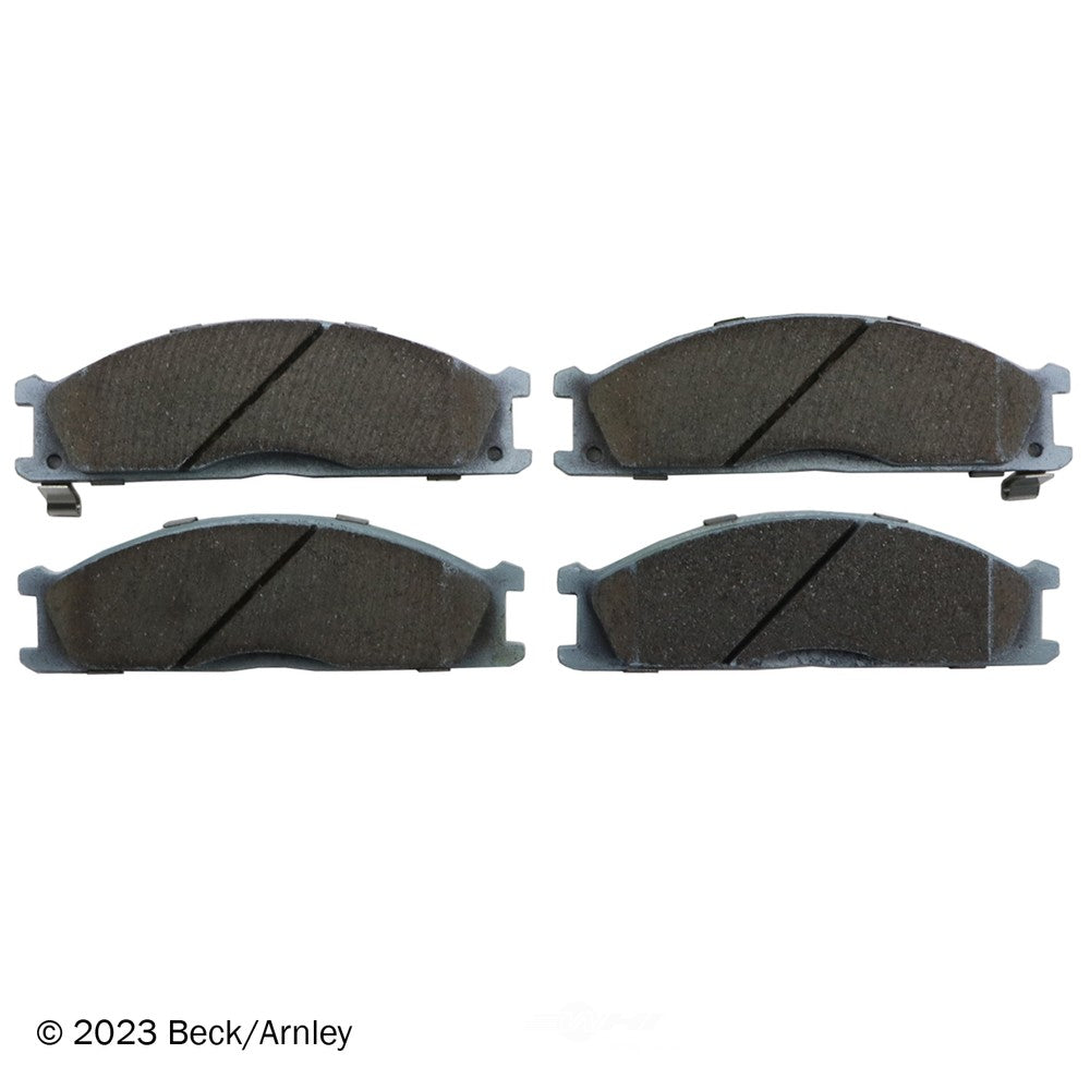 Frt Prem Brake Pads  Beck/Arnley  085-1296
