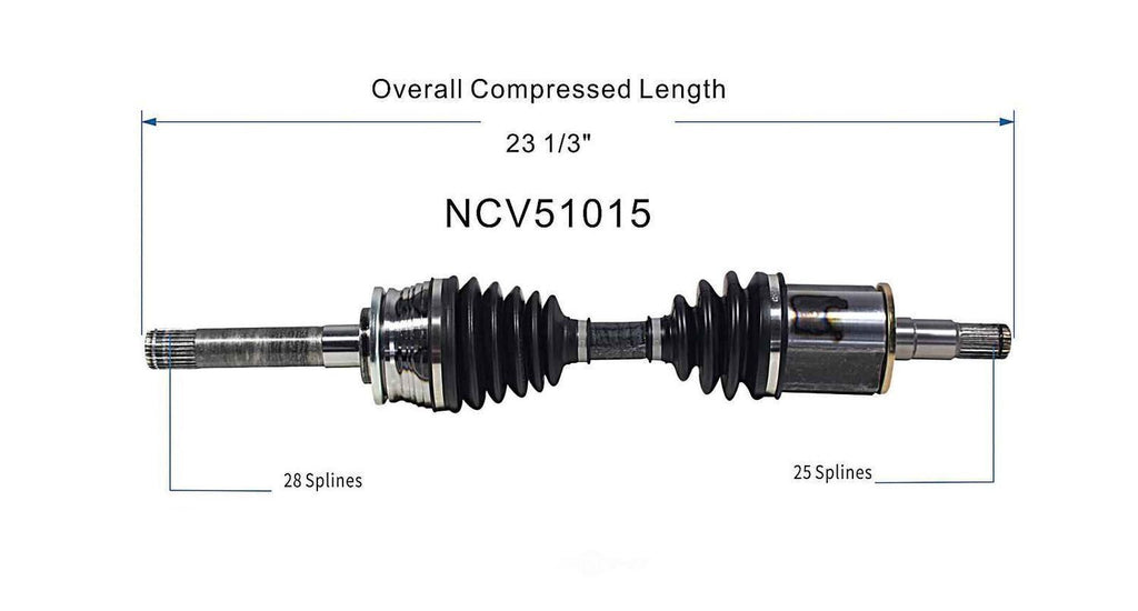 Left New CV Complete Assy   GSP North America   NCV51015