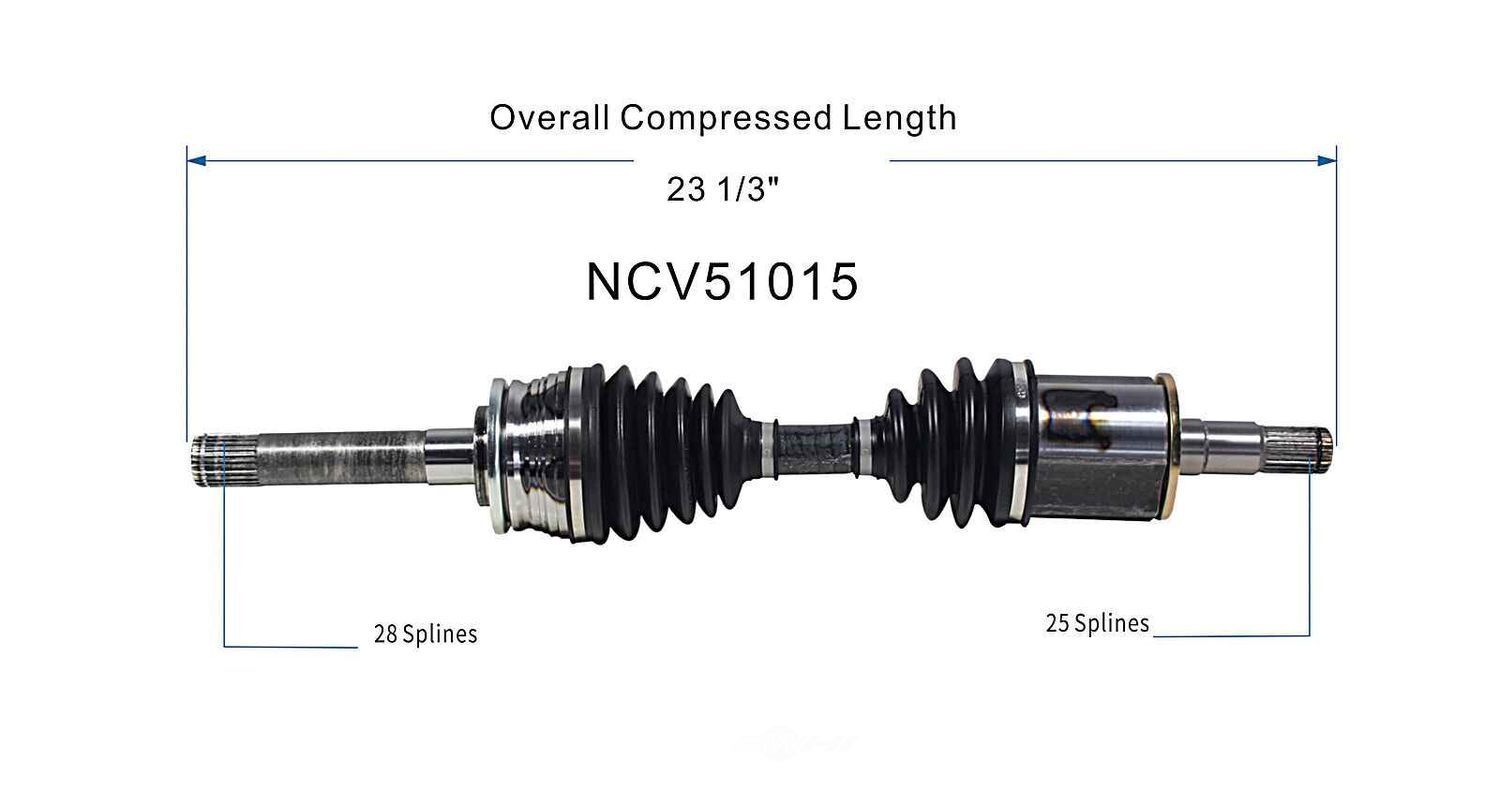 Left New CV Complete Assy   GSP North America   NCV51015