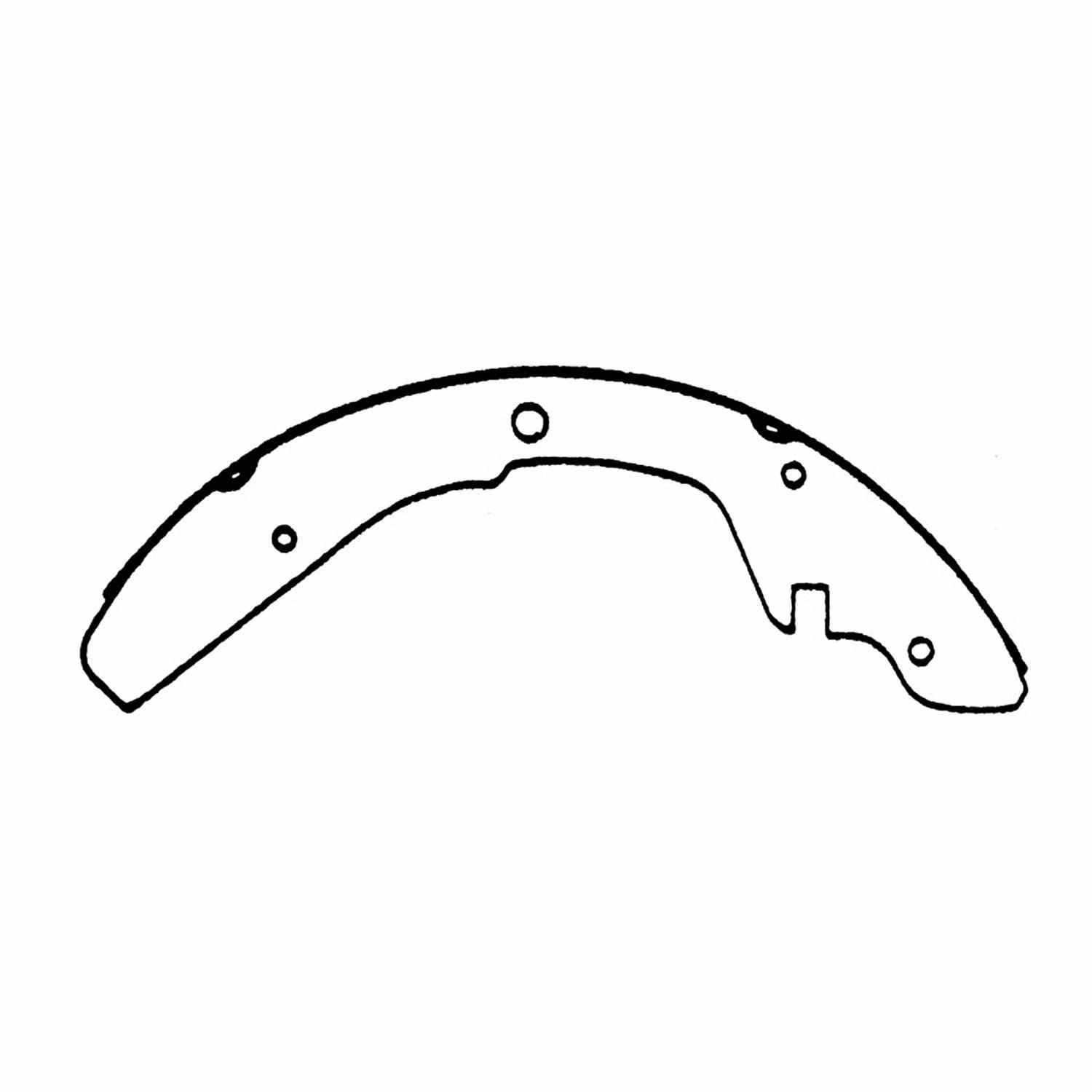 Rr Premium Brake Shoes  Centric Parts  111.05031