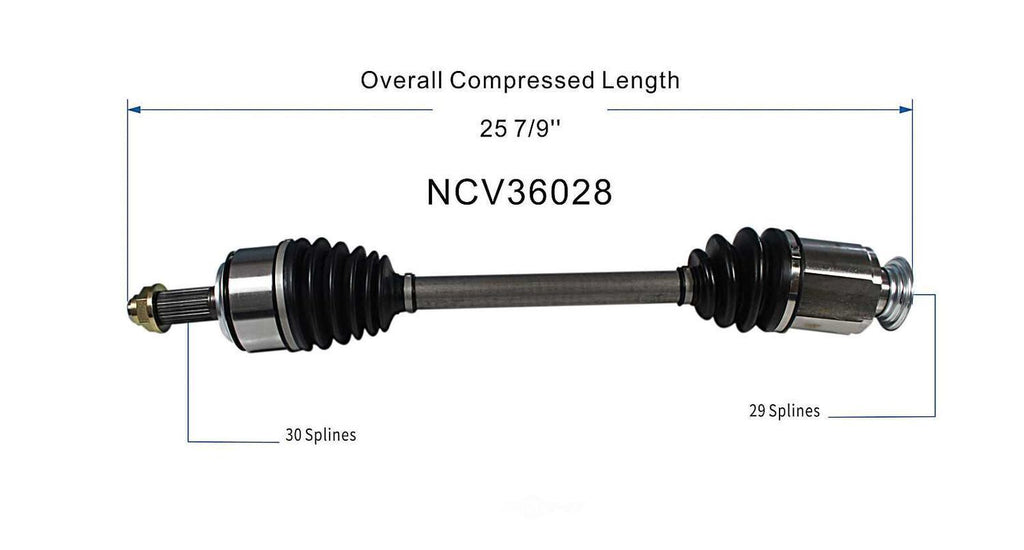 Right New CV Complete Assy   GSP North America   NCV36028