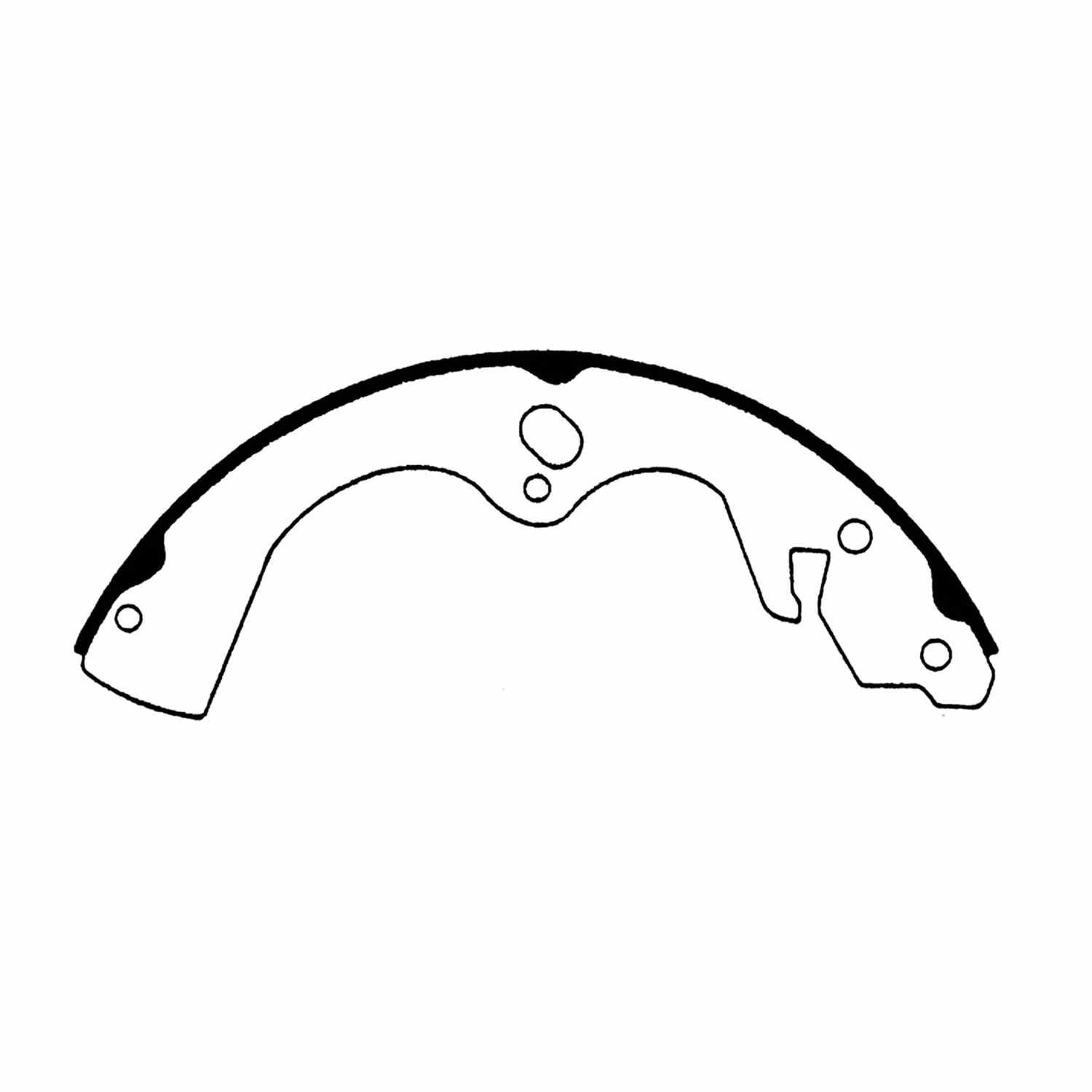 Rr Premium Brake Shoes  Centric Parts  111.05650