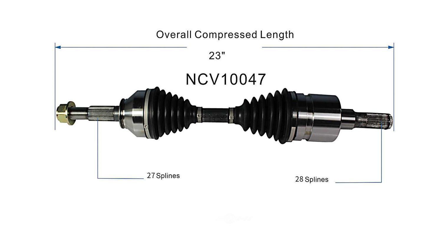 Axle Shaft Assy- CV Shaft   GSP North America   NCV10047