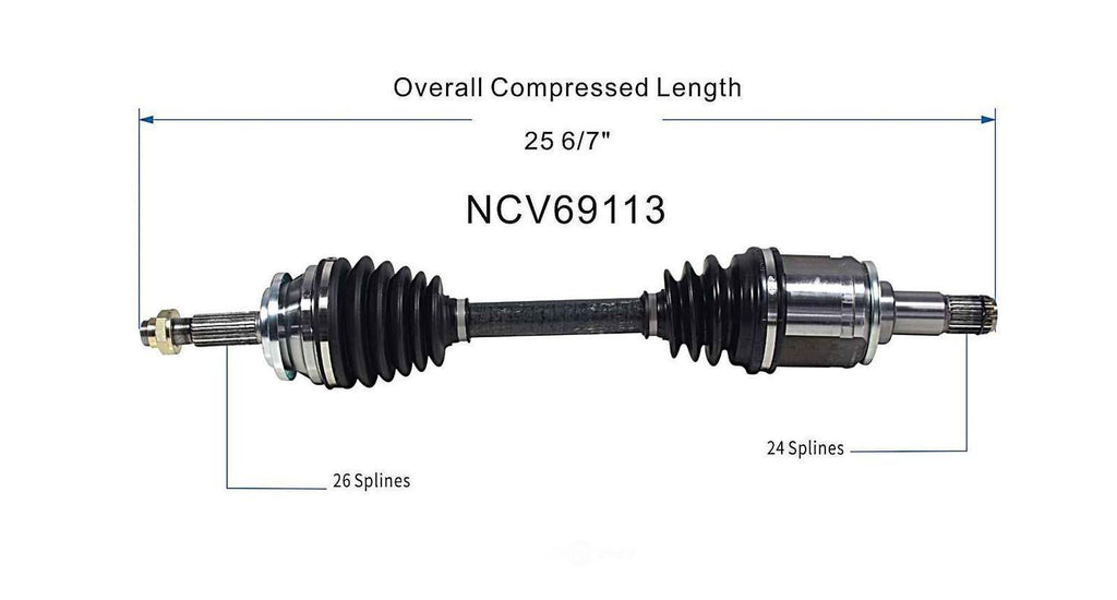 Left New CV Complete Assy   GSP North America   NCV69113