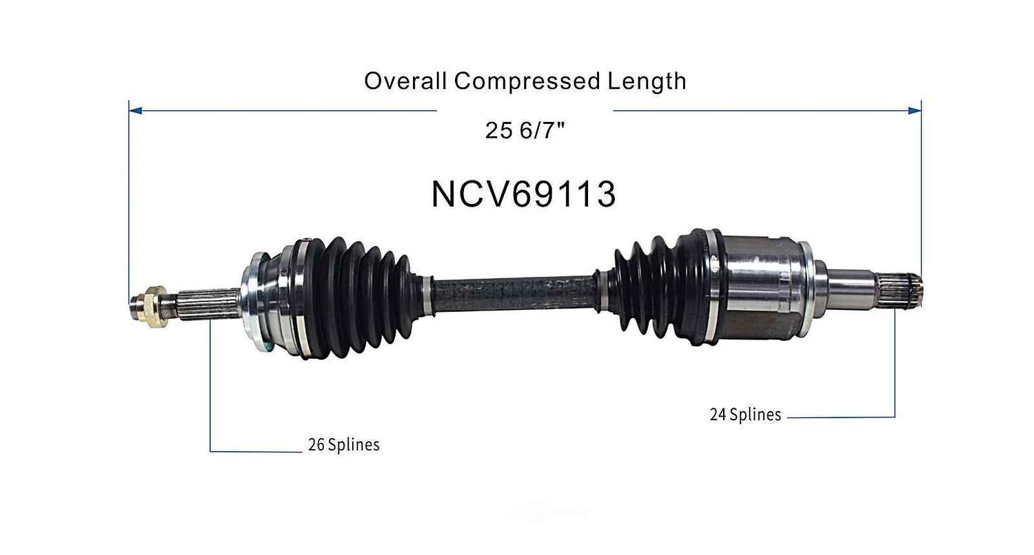 Left New CV Complete Assy   GSP North America   NCV69113