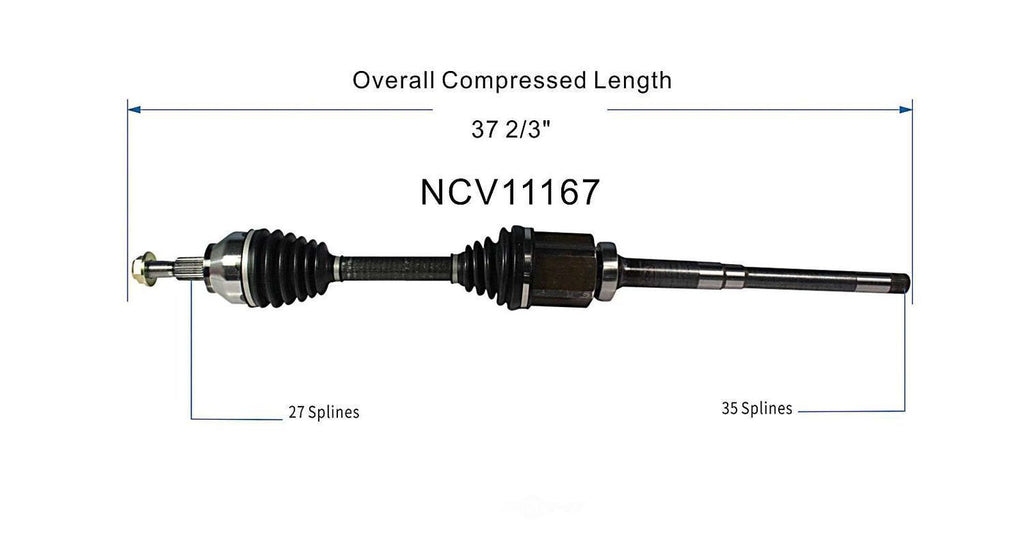 Right New CV Complete Assy   GSP North America   NCV11167