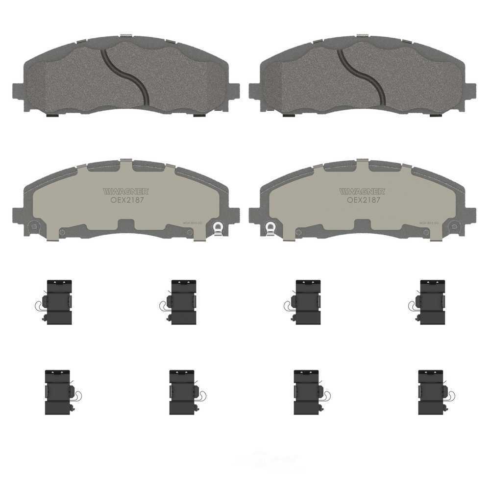 Frt Premium Ceramic Brake Pads  Wagner  OEX2187