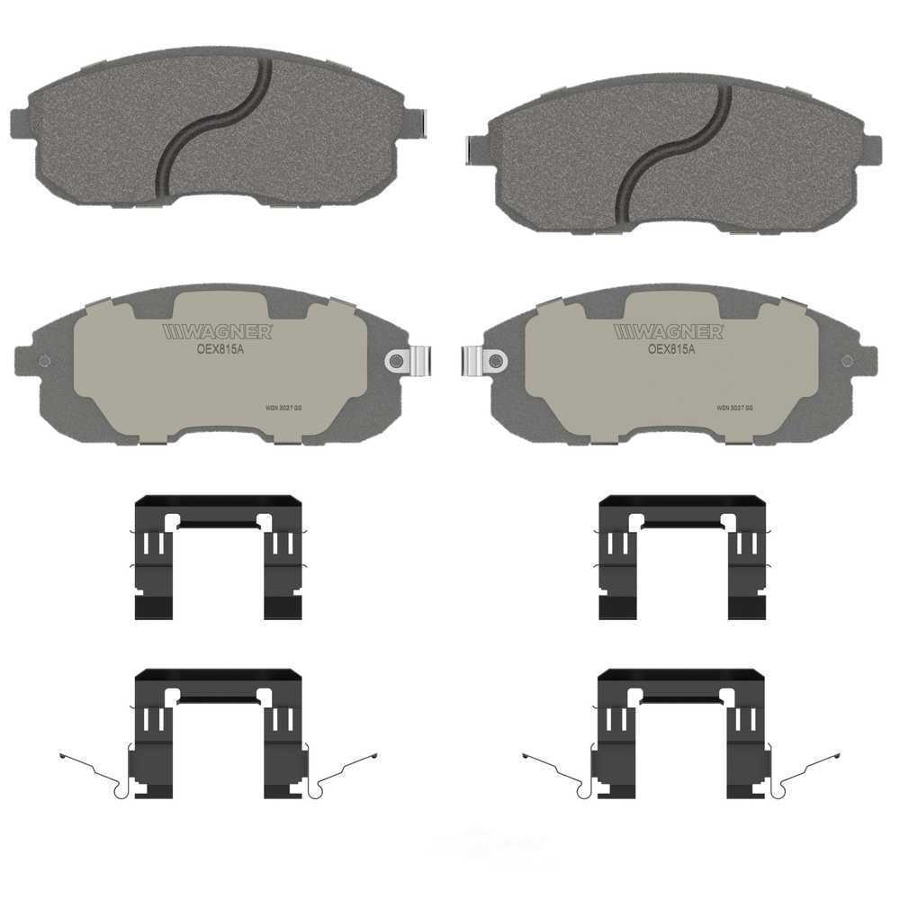 Frt Premium Ceramic Brake Pads  Wagner  OEX815A