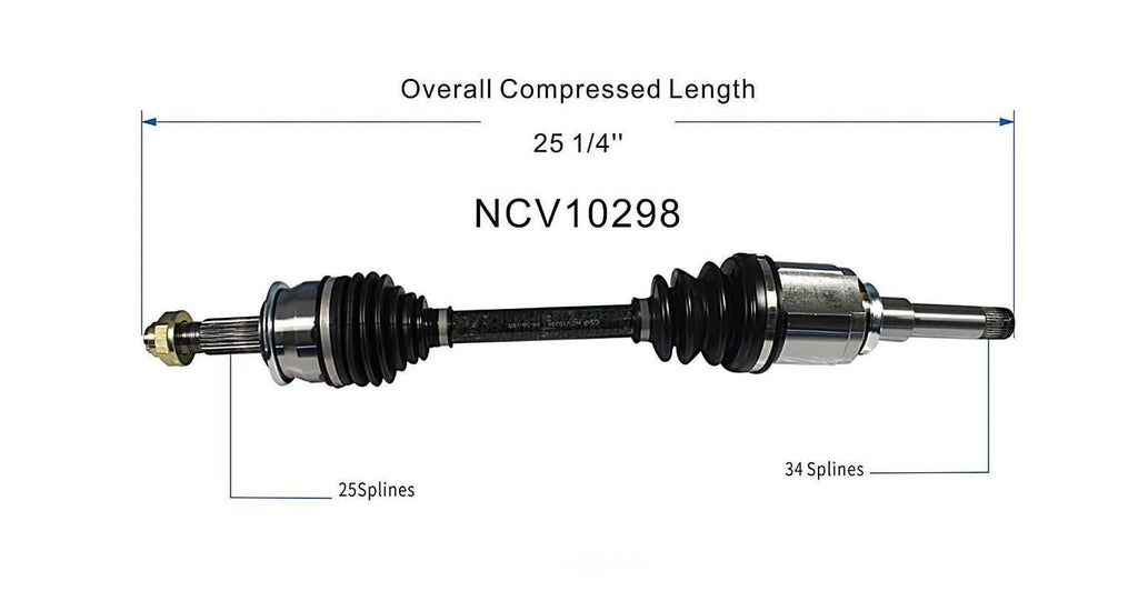 Left New CV Complete Assy   GSP North America   NCV10298