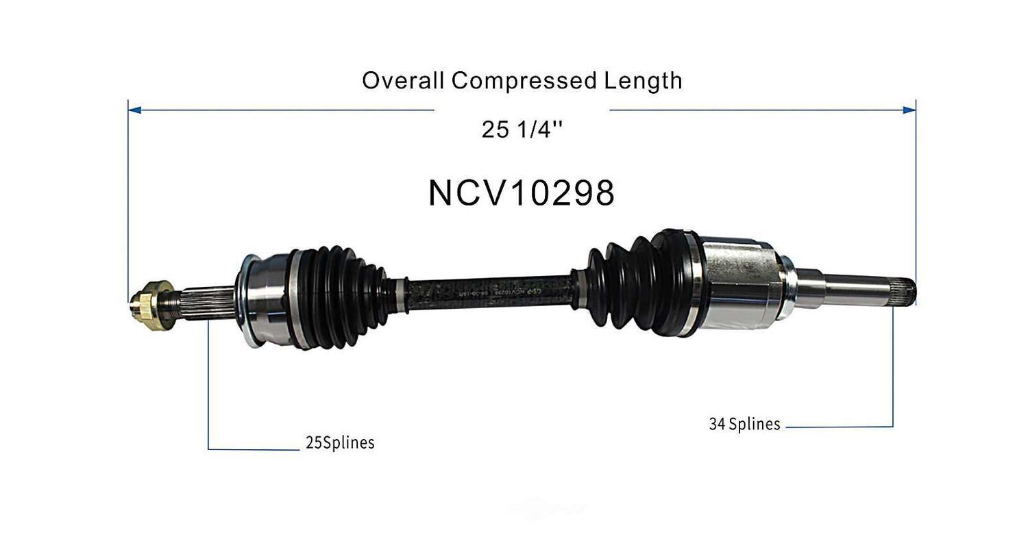 Left New CV Complete Assy   GSP North America   NCV10298